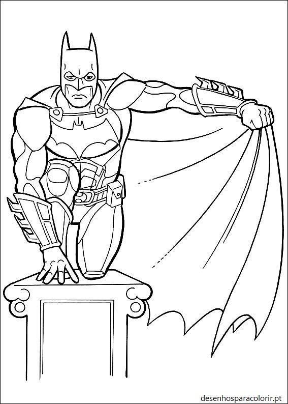Batman para colorir grátis 115